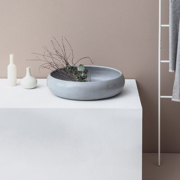Miza Concrete Accent Bowl Grey