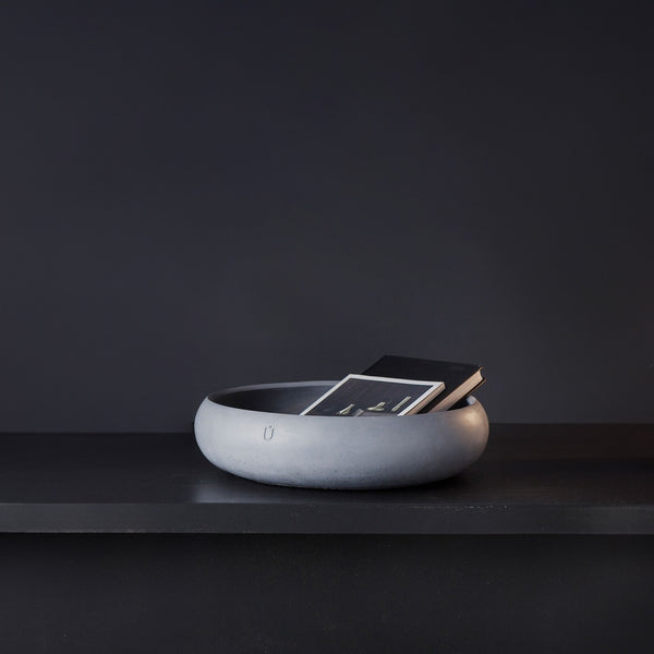 Mini Miza Concrete Accent Bowl Grey