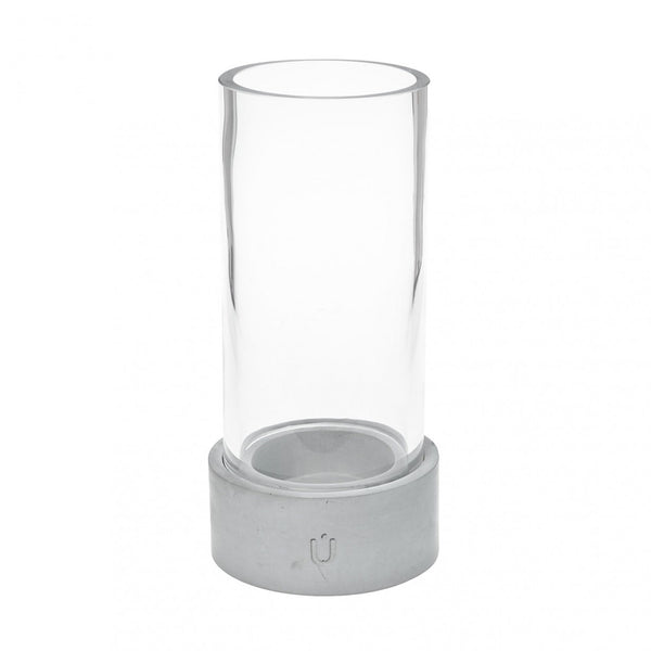 BELA MINI Candle and Tealight Grey Tall